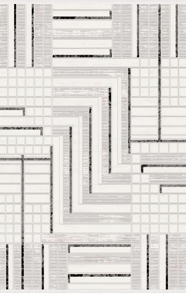 Design Orientte Teppiche Abstrakt Teppich Schwarz Wohnzimmer 160x230cm von JV Möbel