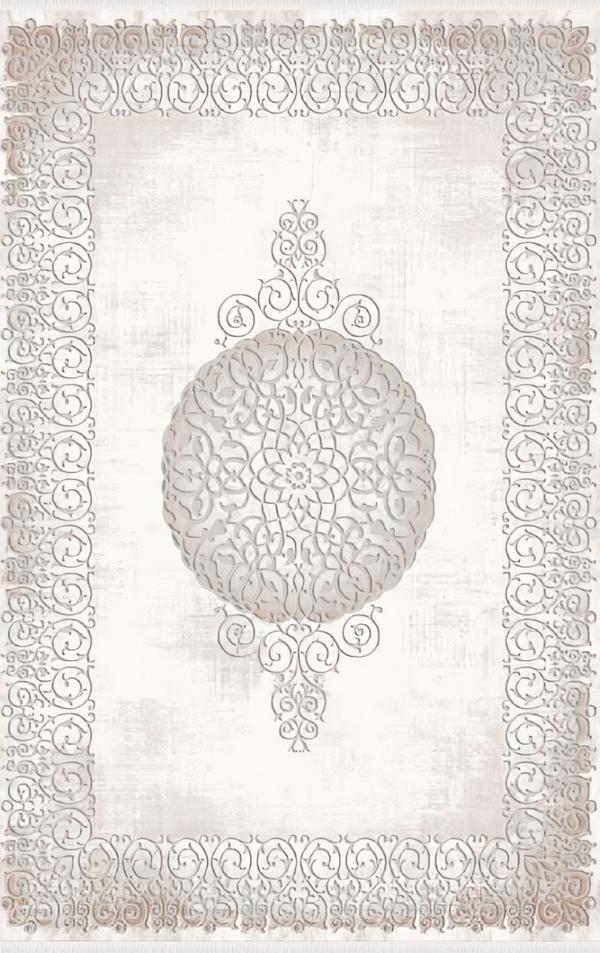Design Orientte Teppiche Abstrakt Teppich Wohnzimmer Beige 160x230cm von JV Möbel