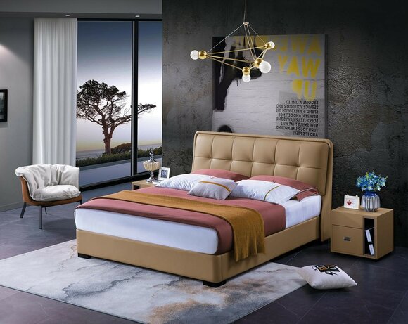 Design Schlafzimmer 3tlg. Bett 2x Nachttisch Klassischer Luxus Betten Set Möbel Design Schlafzimmer 3tlg. Bett 2x Nachttisch Klassischer Luxus Betten Set Möbel von JV Möbel