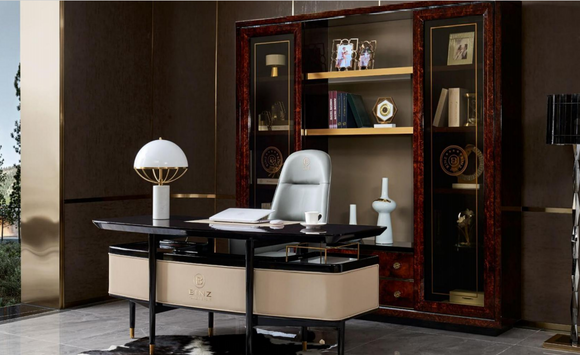 Design Schrank Bücherschrank Vitrine Aktenregal Office Einrichtung Regal von JV Möbel