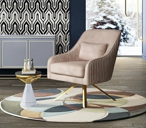 Design Sessel Metall Lounge Club 6x Set Neu Garnitur Stuhl Stühle Relax von JV Möbel