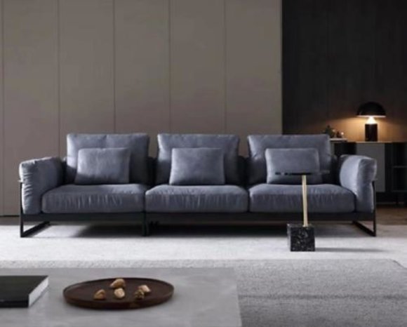 Design Sofa 3 Sitzer Wohnzimmer Couch Couchen Polster Sofas XXL von JV Möbel