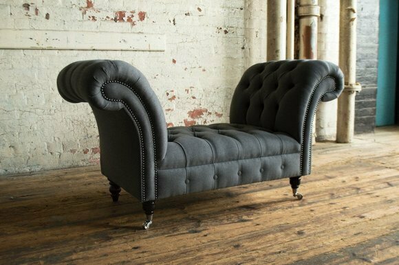Design Sofa Sessel Couch Hocker Polster Ottomane Textil Samt von JV Möbel