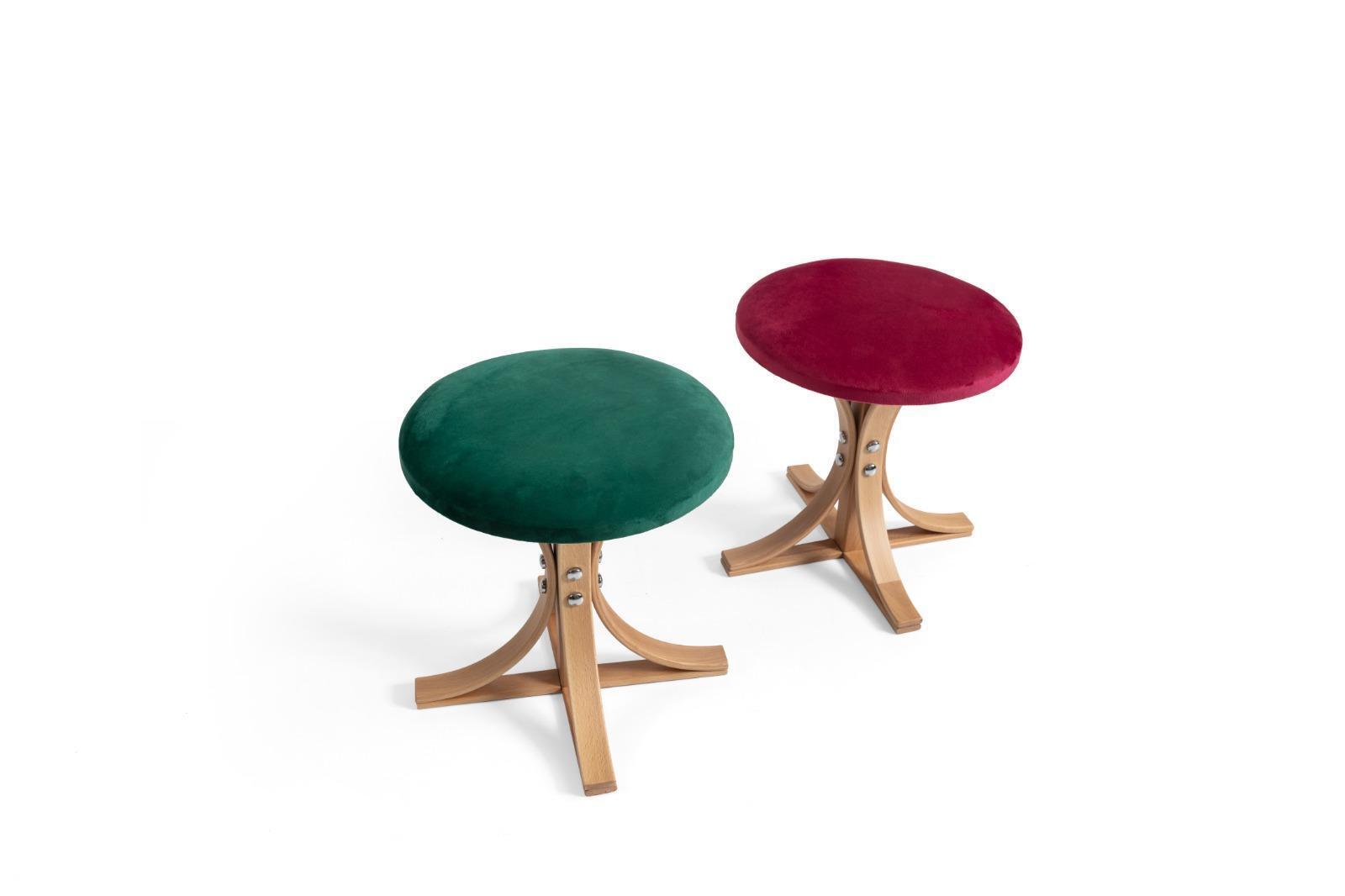 Designer 2x Hocker Komplett Einrichtung Modern Wohnzimmer Luxus Möbel Designer 2x Hocker Komplett Einrichtung Modern Wohnzimmer Luxus Möbel von JV Moebel