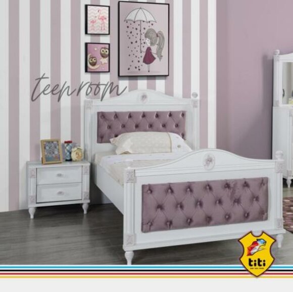 Designer Bett Nachttisch Schlafzimmer Jugendzimmer Set Möbel 2tlg. Betten Designer Bett Nachttisch Schlafzimmer Jugendzimmer Set Möbel 2tlg. Betten von JV Möbel