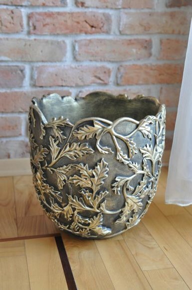 Designer Blumentopf Hand bemalt Topf Vase Übertopf Vase Blumentöpfe Designer Blumentopf Hand bemalt Topf Vase Übertopf Vase Blumentöpfe von JV Möbel