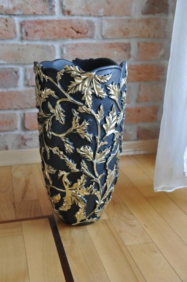 Designer Blumentopf Topf Vase Übertopf Hand bemalt Vase Blumentöpfe Designer Blumentopf Topf Vase Übertopf Hand bemalt Vase Blumentöpfe von JV Möbel