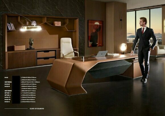 Designer Büro Arbeit Zimmer Set Regal Tisch Schrank Komplett Set Möbel Designer Büro Arbeit Zimmer Set Regal Tisch Schrank Komplett Set Möbel von JV Möbel