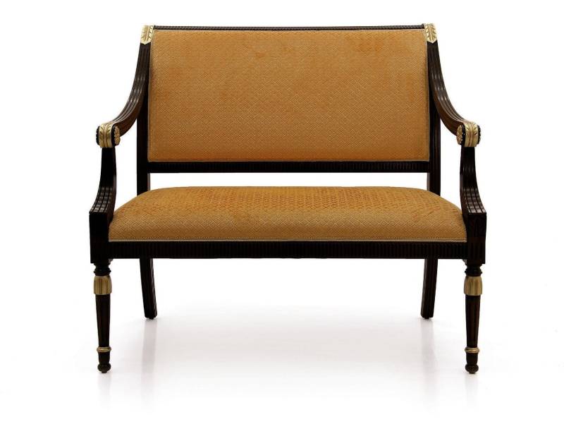 Designer Büro Office Kanzlei Bank Couchen Sofa 2 Sitzer Stoffsofa Couch Polster von JV Möbel