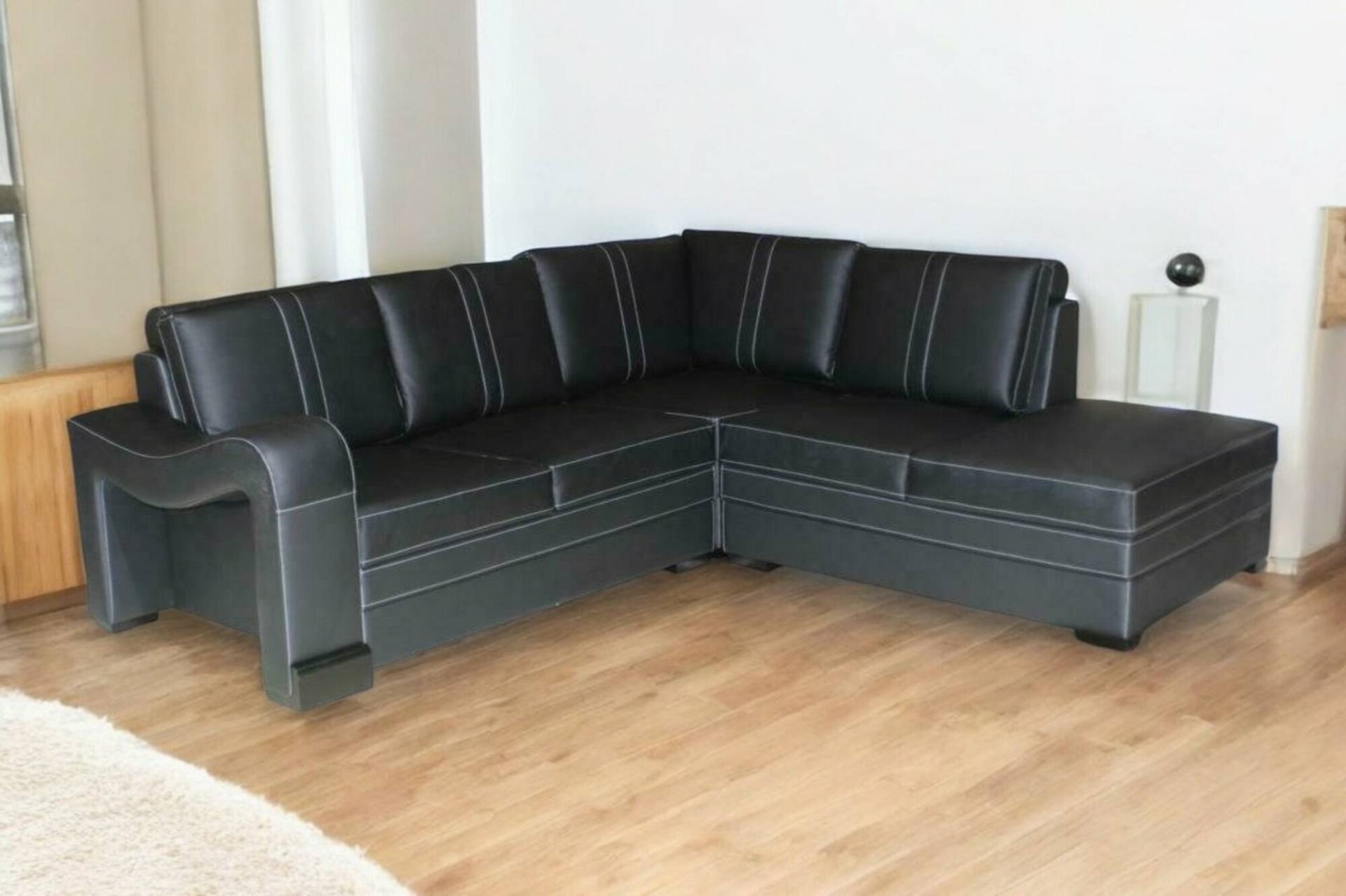 Designer Couch L Form Polster Couchen Neu Leder Garnituren Wohnlandschaft Sofort Designer Couch L Form Polster Couchen Neu Leder Garnituren Wohnlandschaft Sofort von JV Möbel
