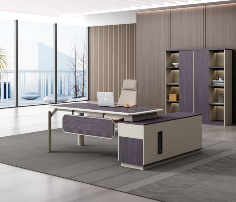 Designer Eckschreibtisch mit Aktenschrank Büro Möbel Chefzimmer Einrichtung 2tlg von JV Möbel