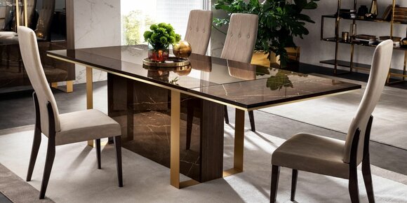 Designer Esstisch Design Tisch Holz Esszimmer Wohnzimmertisch Italienische Möbel von JV Möbel
