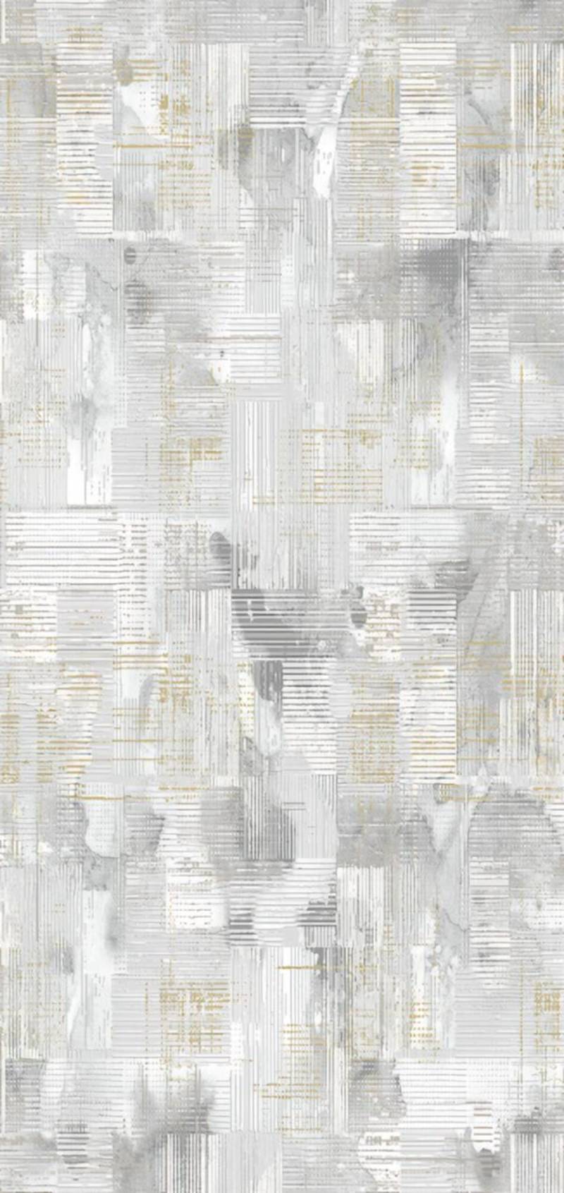 Designer Grau Teppich Kurzflor Gealtert Linien Geometrisches Muster Teppiche von JV Möbel