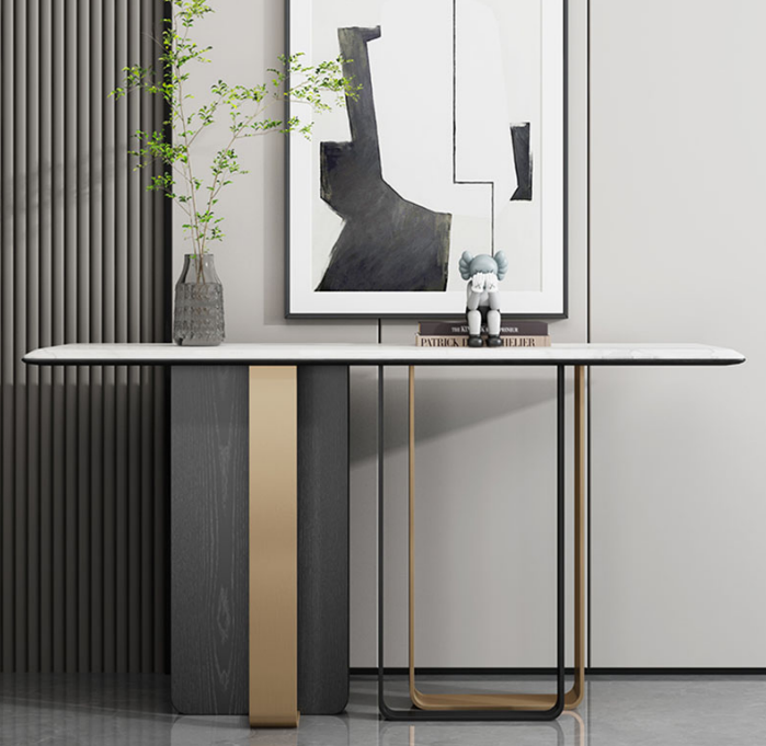 Designer Holz Konsolentisch Tisch Konsole Modern Wohnzimmer Konsole von JV Möbel