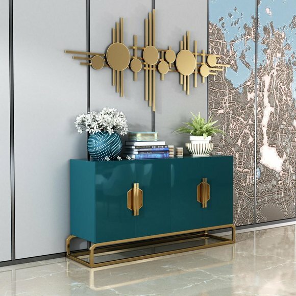 Designer Kommode Anrichte Side Low Board Schrank Wohn Zimmer Regal Designer Kommode Anrichte Side Low Board Schrank Wohn Zimmer Regal von JV Möbel