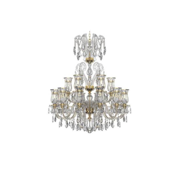 Designer Kronleuchter Modern Pendelleuchte Zimmer Luxus Beleuchtung Lampe von JV Möbel