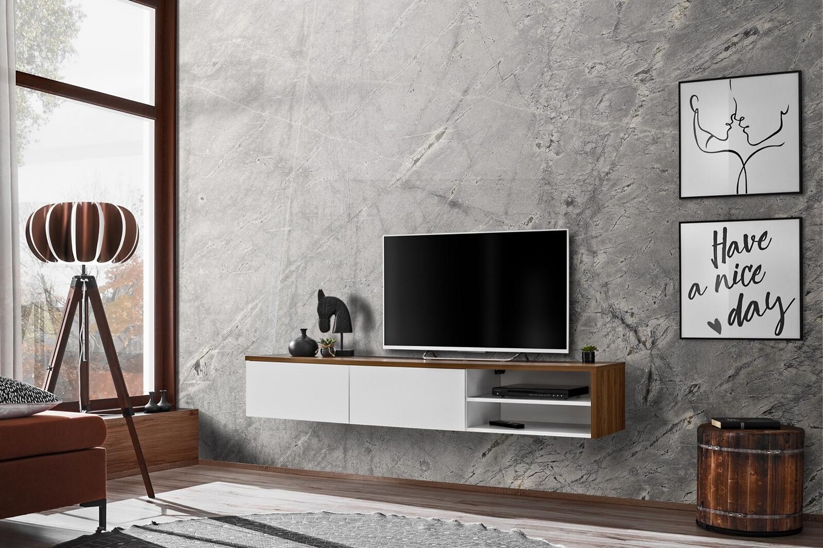 Designer Luxus TV Ständer Wohnzimmer Holz Lowboard Modern Neu Möbel Designer Luxus TV Ständer Wohnzimmer Holz Lowboard Modern Neu Möbel von JV Möbel