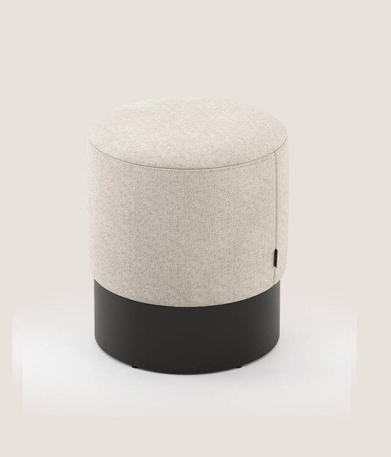 Designer Pouf Stilvoller Fußhocker Textilhocker Sitz Schlafzimmer Möbel von JV Möbel