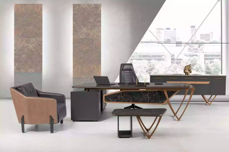 Designer Schreibtisch Büro Einrichtung Luxus Klasse Eckschreibtisch 3tlg Designer Schreibtisch Büro Einrichtung Luxus Klasse Eckschreibtisch 3tlg von JV Möbel