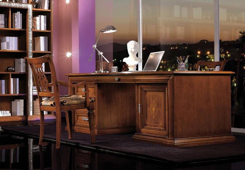 Designer Schreibtisch Tisch Möbel Büro Schreibtische Massivholz Tische Italien Designer Schreibtisch Tisch Möbel Büro Schreibtische Massivholz Tische Italien von JV Möbel