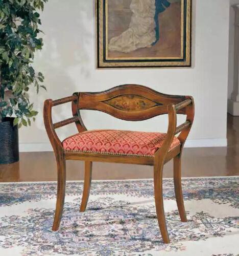 Designer Sessel Klassische Sitz Polster Stoff Holz Möbel Wohnzimmer von JV Möbel