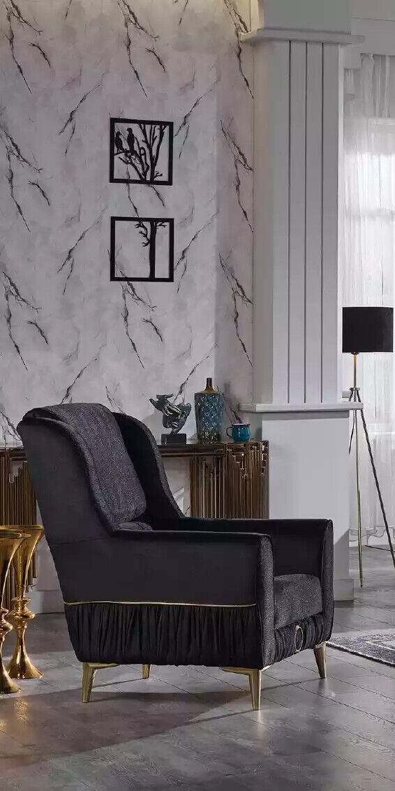 Designer Sessel Lesesessel Fernsehsessel Bequemsessel Wohnzimmer Möbel von JV Möbel