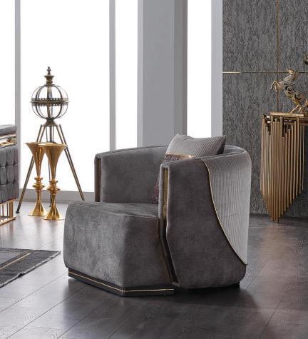 Designer Sessel Wohnzimmer Luxus Modern Sitz Textil Möbel Polstersessel Designer Sessel Wohnzimmer Luxus Modern Sitz Textil Möbel Polstersessel von JV Möbel