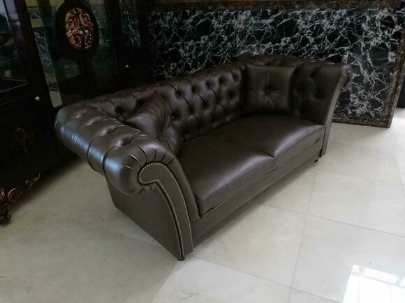 Designer Sofa 3 Sitzer Chesterfield Couch Polster Sofas Designsofa Neu Sofort Designer Sofa 3 Sitzer Chesterfield Couch Polster Sofas Designsofa Neu Sofort von JV Möbel