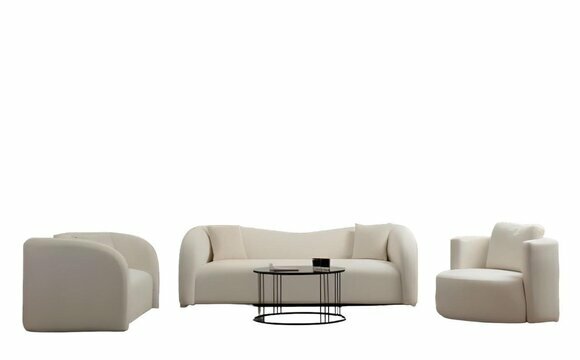 Designer Sofagarnitur Wohnzimmer Polster Sofas 3-Sitzer 2-Sitzer Sessel von JV Moebel