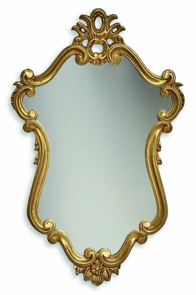 Designer Spiegel Anrichte Barock Spiegel Wohn Zimmer Regal Luxus Spiegel Gold von JV Möbel