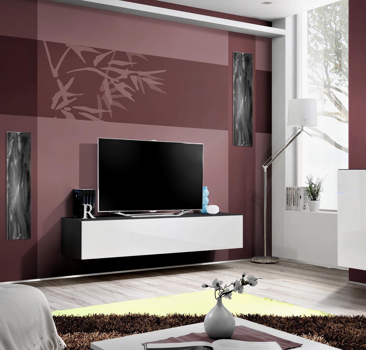 Designer TV-Ständer rtv Wohnzimmer Holz Lowboard Neu Luxus Möbel Modern von JV Möbel