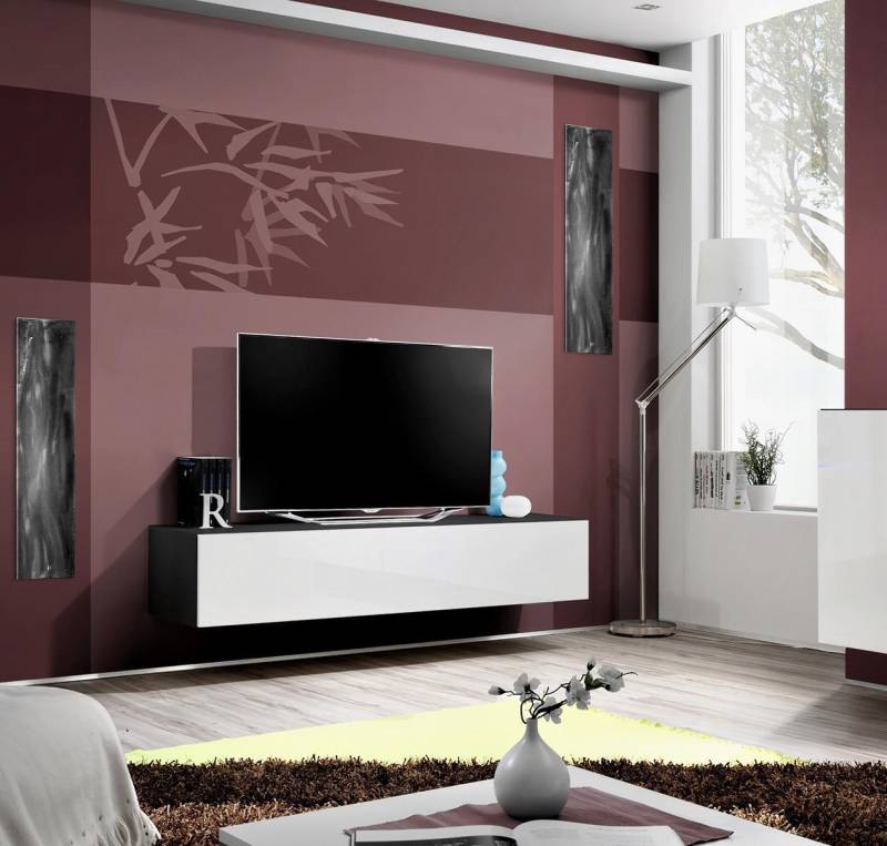 Designer TV-Ständer rtv Wohnzimmer Holz Lowboard Neu Luxus Möbel Modern von JV Möbel