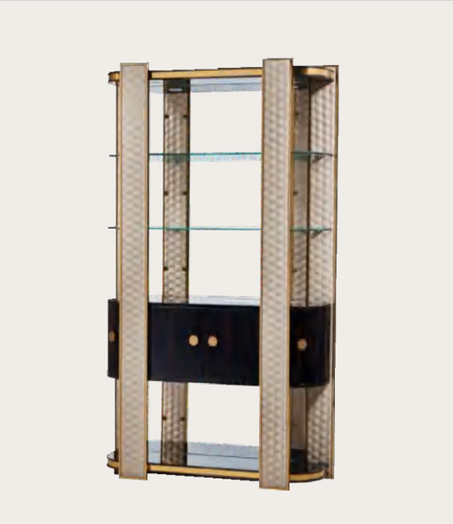 Designer Vitrine Holz Schrank Schränke Wohnzimmer Regale Büro Regale Glasschrank Designer Vitrine Holz Schrank Schränke Wohnzimmer Regale Büro Regale Glasschrank von JV Möbel