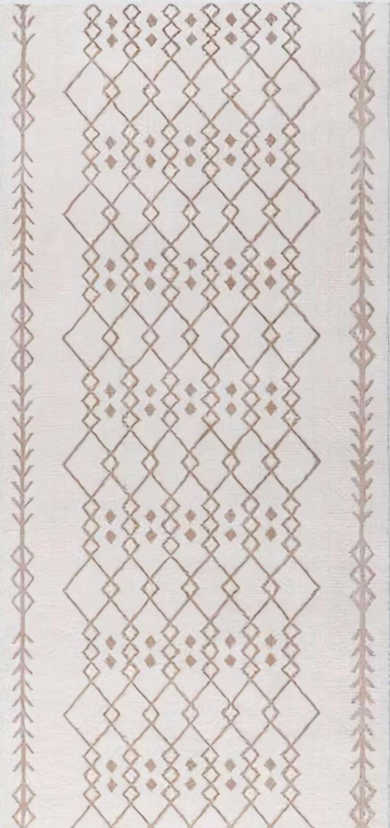 Designer Wohnzimmer Teppich Kurzflor Modern Ethno Muster Schlafzimmer von JV Möbel
