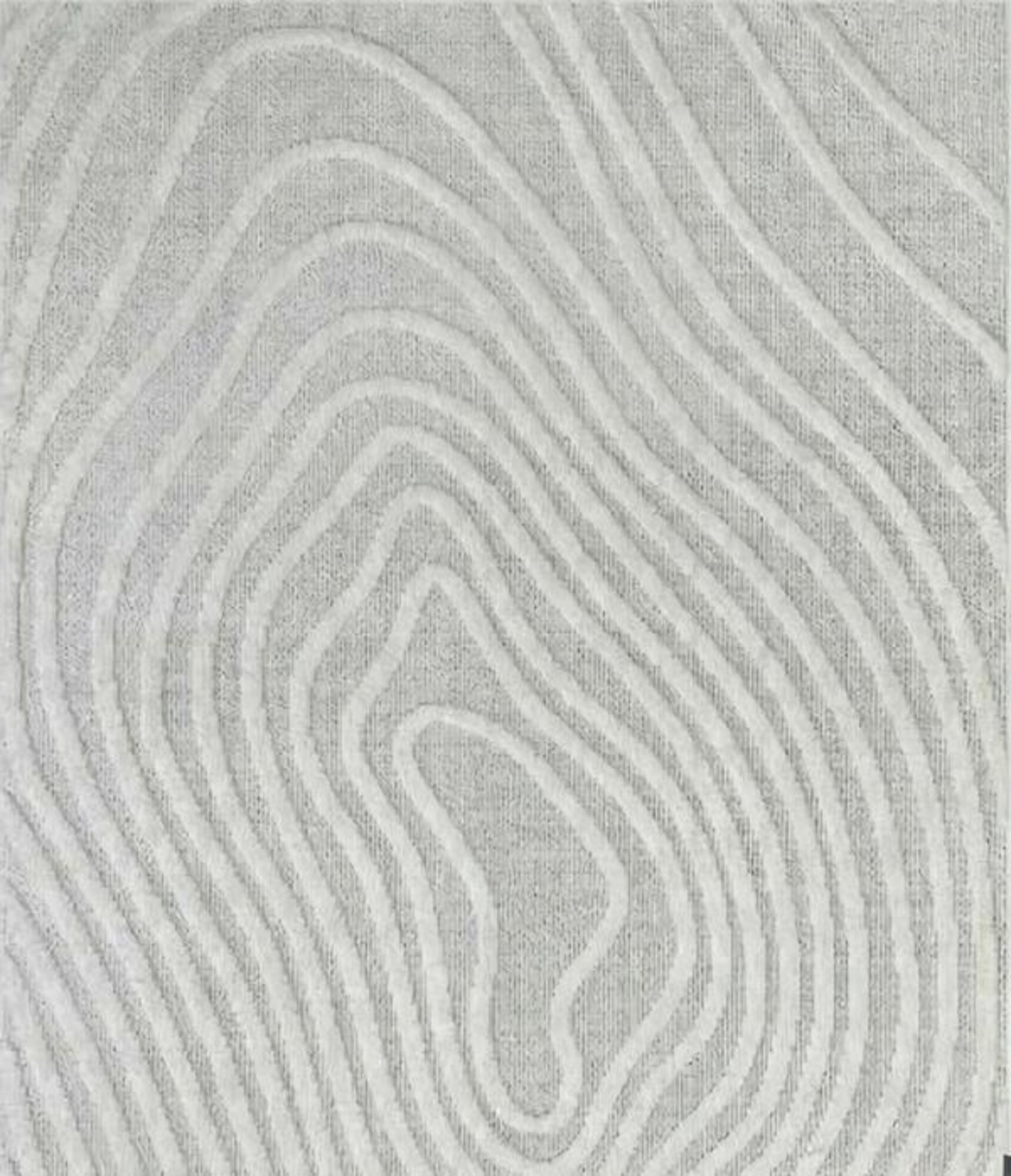 Designer Wohnzimmerteppich Teppich Linien Abstrakter Muster Grau Kurzflor von JV Möbel