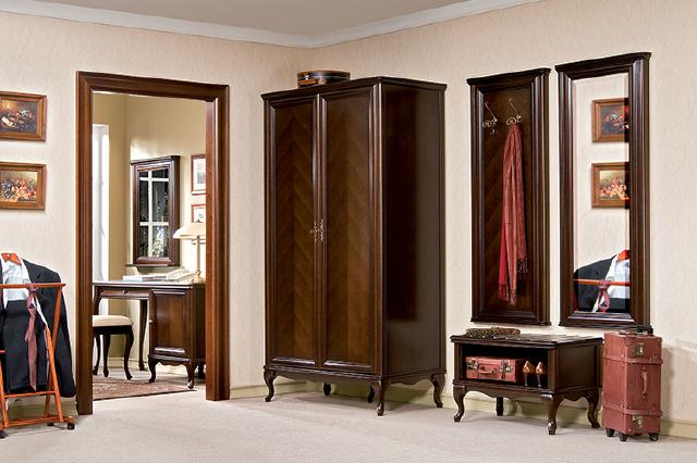 Diele Garderobe Set Echtes Holz Flur Wandgarderobe Italienische Möbel Garderoben von JV Möbel