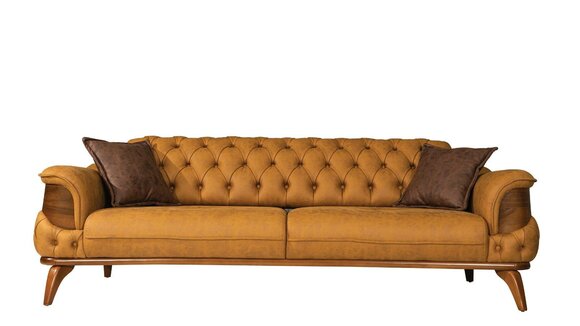 Dreisitzer Sofa Modern Sitzer Chesterfield Leder Gelb Design Wohnzimmer1 Dreisitzer Sofa Modern Sitzer Chesterfield Leder Gelb Design Wohnzimmer1 von JV Möbel