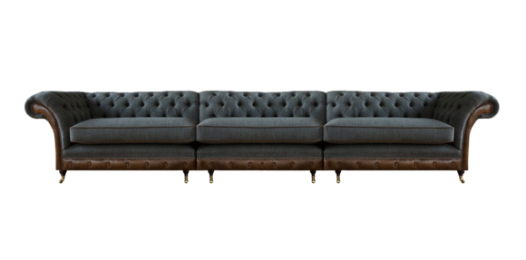 Dunkelgraue Chesterfield Sitzmöbel Wohnzimmer Designer Textil Couch Neu Dunkelgraue Chesterfield Sitzmöbel Wohnzimmer Designer Textil Couch Neu von JV Moebel
