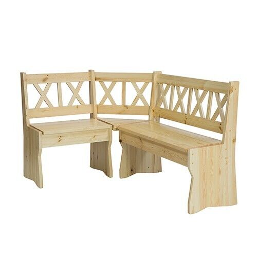 Eckbank Holzbank massive Bänke Küche Essbereich Echtholz Holz Möbel Neu Ecksitz von JV Möbel