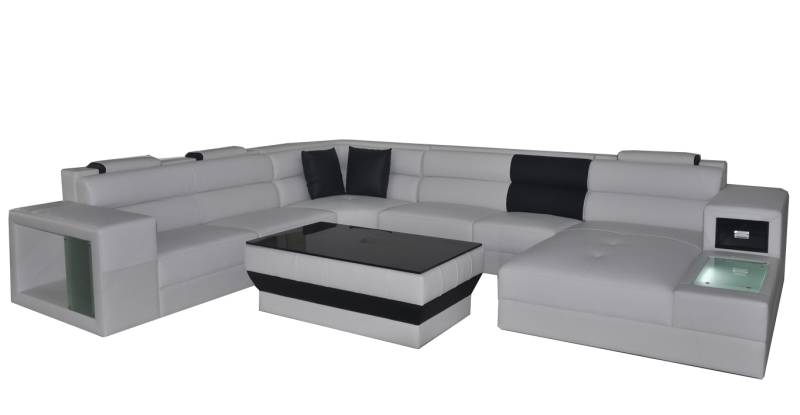 Ecke Leder Modern XXL Couch Wohnlandschaft Ledersofa Sofa U-Form B2006 Ecke Leder Modern XXL Couch Wohnlandschaft Ledersofa Sofa U-Form B2006 von JV Möbel