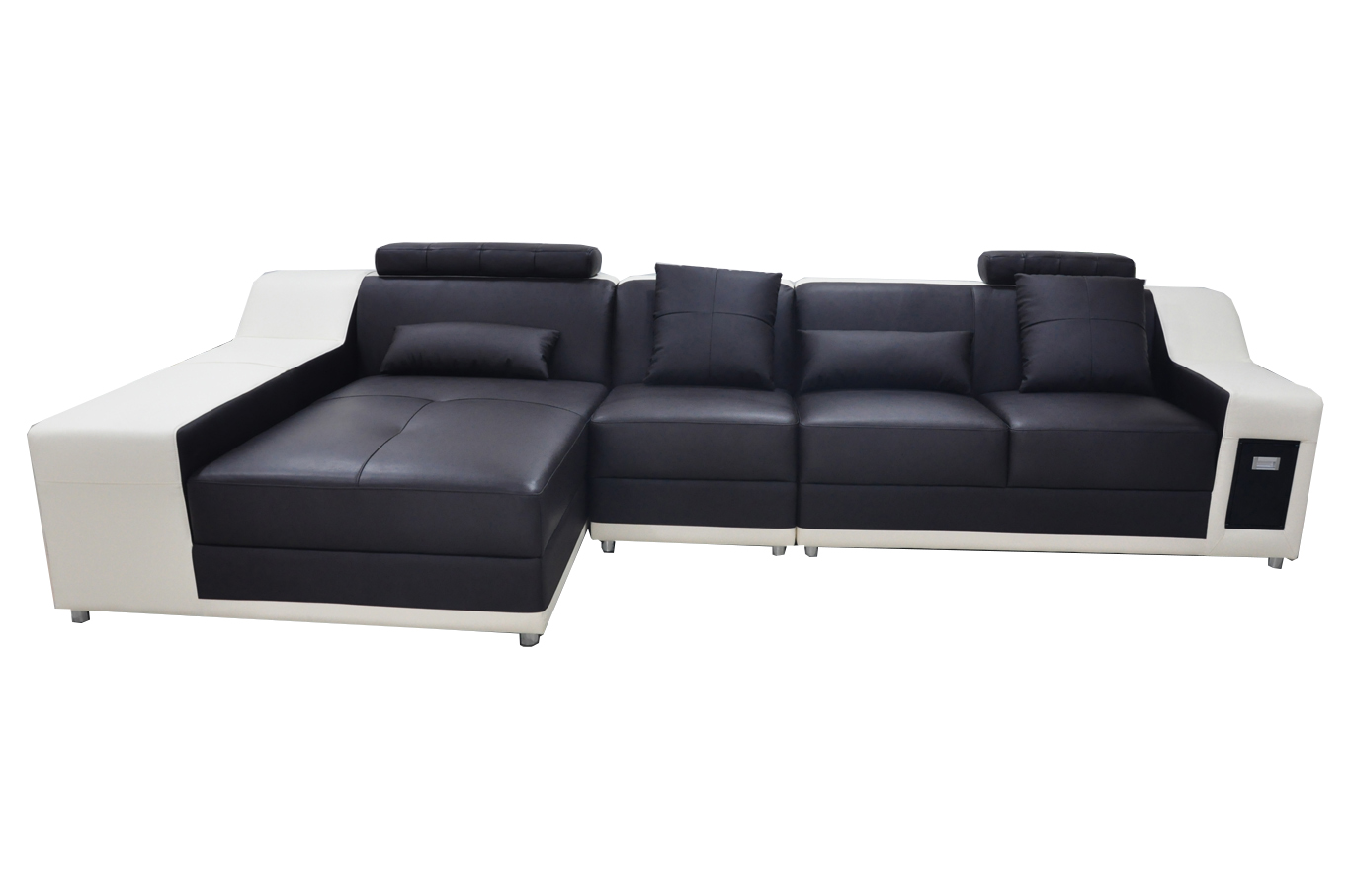 Ecke Leder Modern XXL Couch Wohnlandschaft Ledersofa Sofa mit USB,L-Form B2017B Ecke Leder Modern XXL Couch Wohnlandschaft Ledersofa Sofa mit USB,L-Form B2017B von JV Möbel