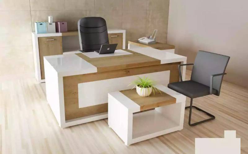 Eckschreibtisch Bürotisch Schreibtisch Couchtisch Aktenschrank Büromöbel 3tlg. von JV Möbel