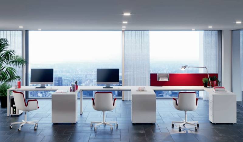 Eckschreibtisch Computertisch Arbeitszimmer Büromöbel 3 tlg. Set von JV Möbel