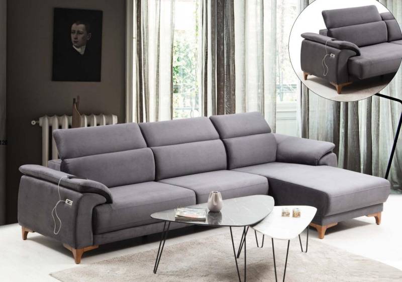 Ecksofa L-Form Modern Wohnzimmer Sofa Couch Polstermöbel Luxus Design von JV Möbel