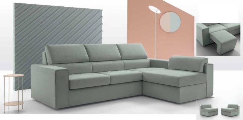 Ecksofa L-Form Möbel Leder Polstermöbel Wohnzimmer Moderne Luxus Grün alfitalia von JV Möbel