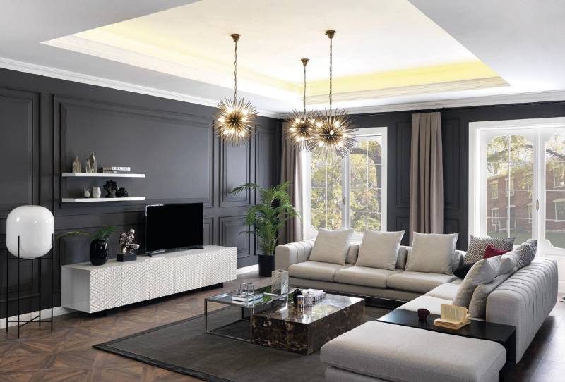 Ecksofa L Form Sofa TV Ständer Design Couchen Polster Textil 2tlg. Ecksofa L Form Sofa TV Ständer Design Couchen Polster Textil 2tlg. von JV Möbel