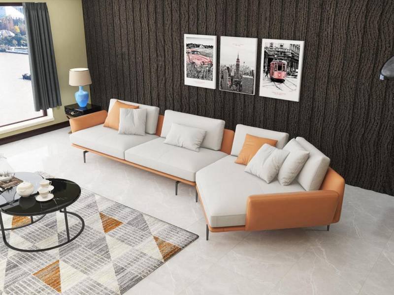 Ecksofa L-Form Stoff Couch Wohnlandschaft Garnitur Design Modern Sofa Neu Sofas von JV Möbel