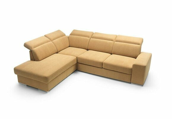Ecksofa L-form AVANT Eckcouch mit Schlaffunktion Couch Ecksofa Wohnlandschaft von JV Möbel