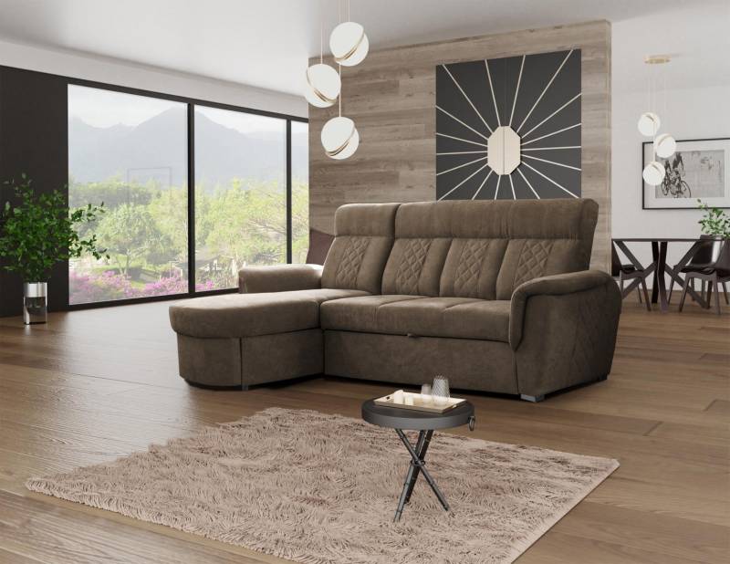 Ecksofa Sofas hochwertige exklusive moderne Design Sofas Sofas L-Form Schlafsofa von JV Möbel