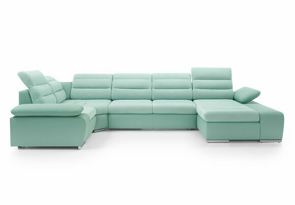 Ecksofa U Form Sofa Couch Design Couchen Polster Textil Modern Eck Ecksofa U Form Sofa Couch Design Couchen Polster Textil Modern Eck von JV Möbel